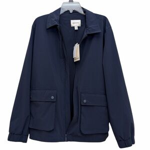 INDUSTRY Men’s Zip Up Jacket Large New 
Navy Water Resistent Lined